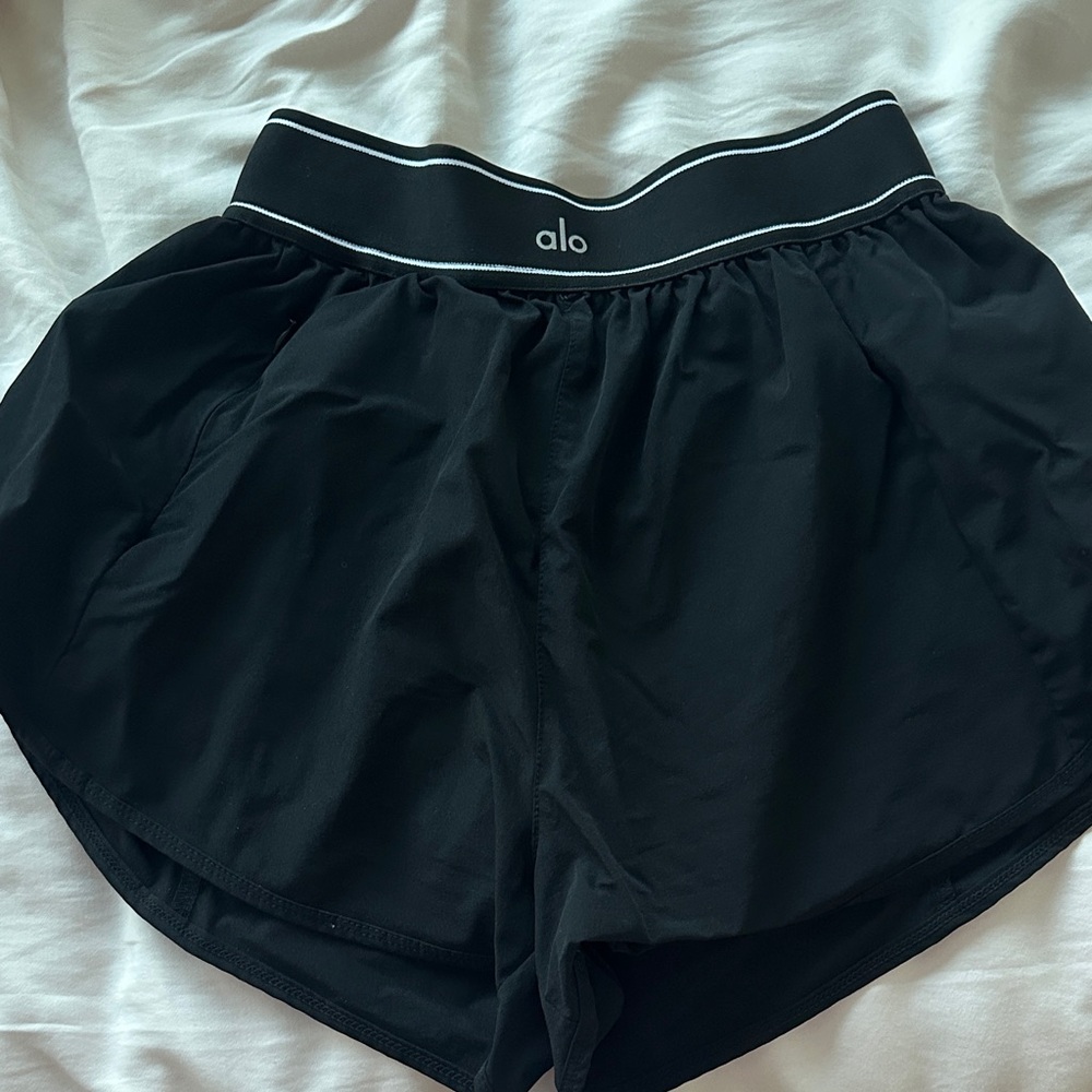 ALO Yoga Women's Athletic Black Shorts